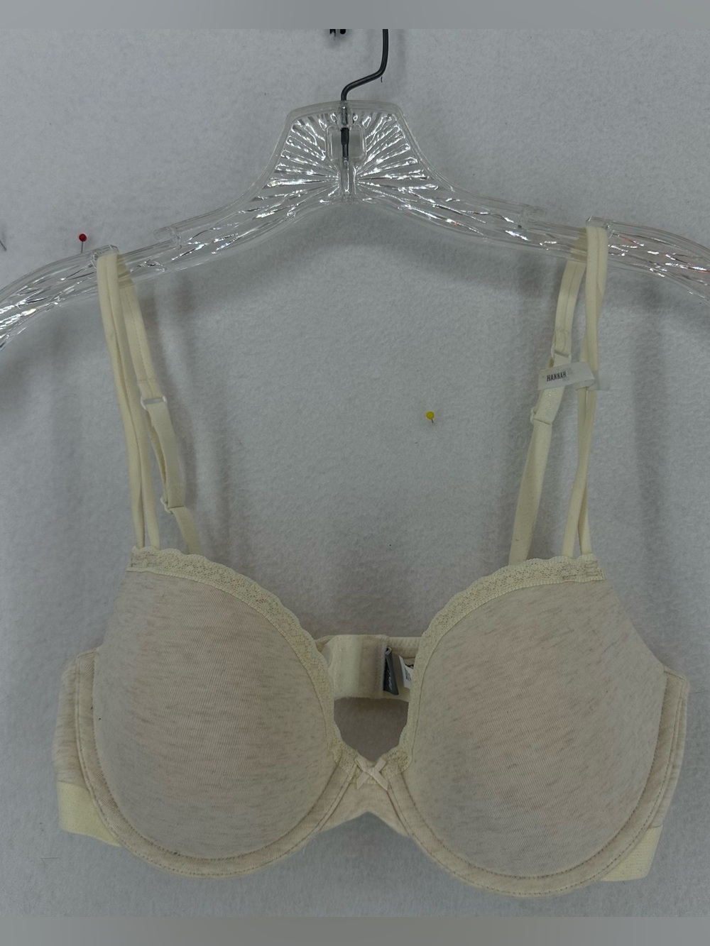 NWT Aerie Hannah Demi Push Up Bra 34C Beige